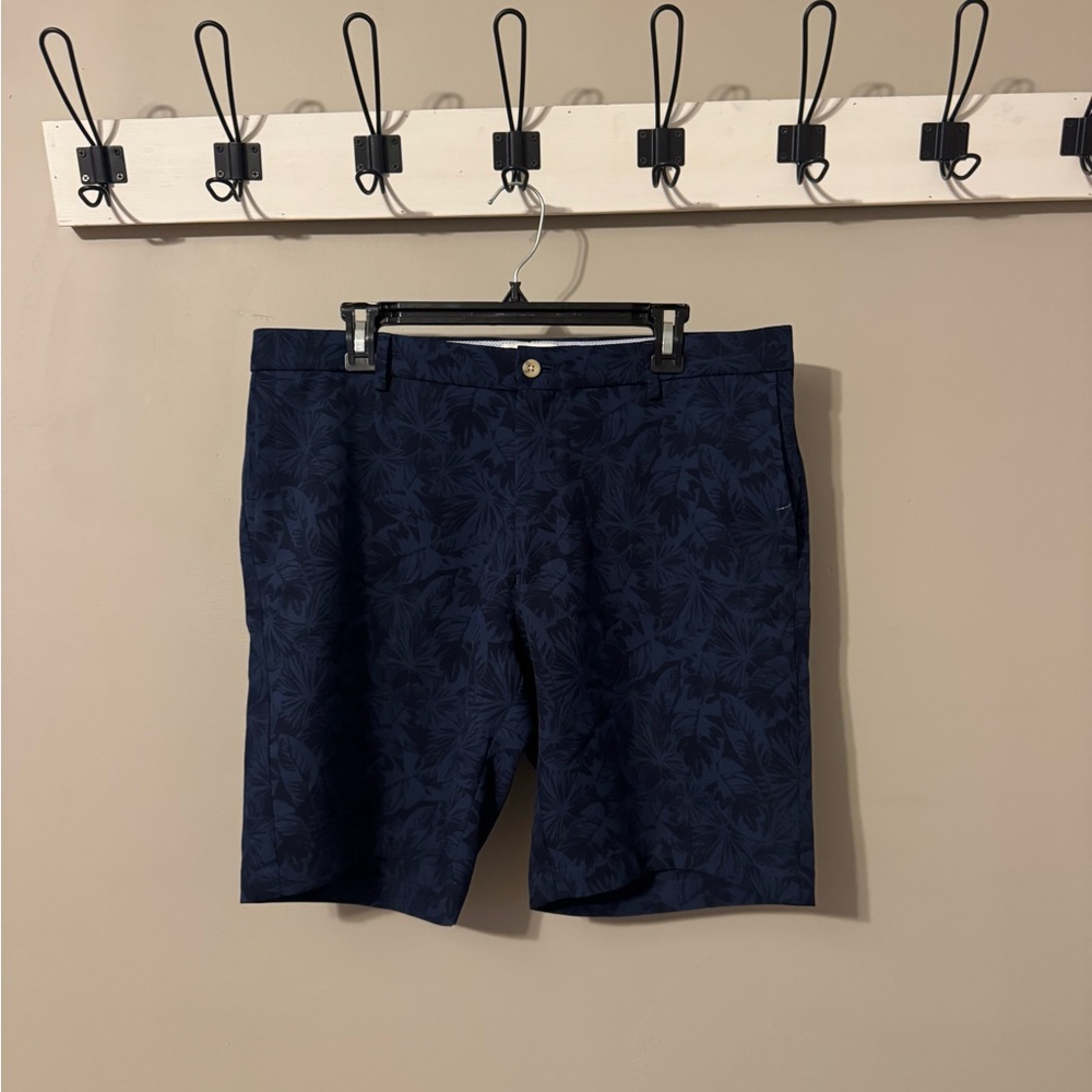 Peter Millar Dark Blue Floral Shorts